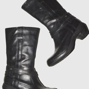 Women's Black Leather Boots